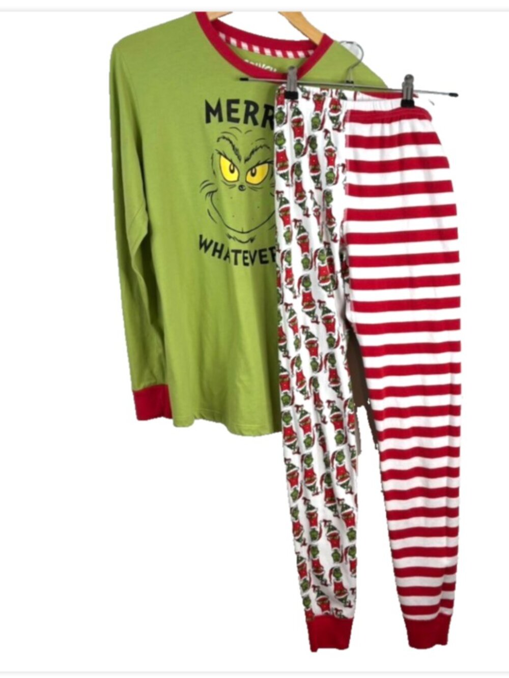 Hanna Andersson Grinch Family Christmas Pj Set Womens S Organic Cotton Pajamas